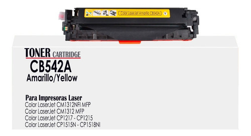 Toner Generico 125a Color Amarillo Para Laserjet Cp1215
