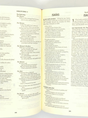 Biblia Bilingue Inglés Español Deuterocanónicos Piel Idiomas
