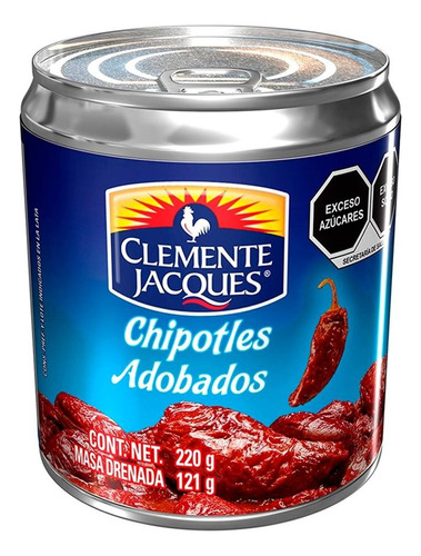 5 Pza Chiles Chipotles Clemente Jacques Adobados 220 G
