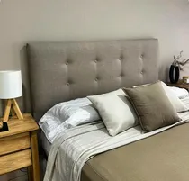 Comprar Respaldo Capitoneado 1 Plaza Telas Repele Líquidos