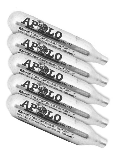 Imagen 1 de 9 de Combo X5 Garrafas Co2 12 Gr