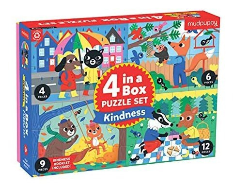 Mudpuppy Animals Of The World 4-in-a-box 3840r