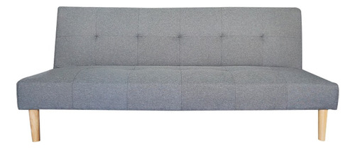 Sofa Cama Plegable Gs1511b Color Gris Diseño De La Tela Liso