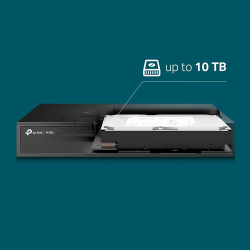 Imagen 4 de 6 de Nvr Tp Link Vigi Nvr1008h 8 Canales Ip Hasta 5mp