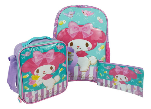 Scool - Set Mochila Oficio, Lonchera Y Cartuchera My Melody