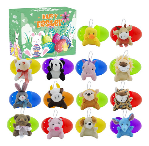 Set De Regalo De Muñeco Peluche Con Forma Huevo Pascua A