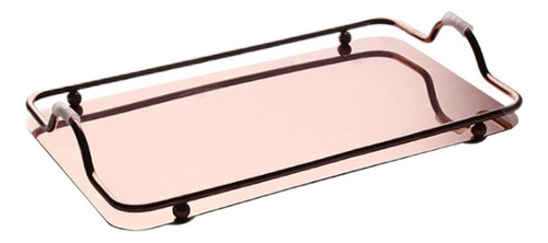 Bandeja De Servicio De Cocina Bandeja Decorativa Oro Rosa