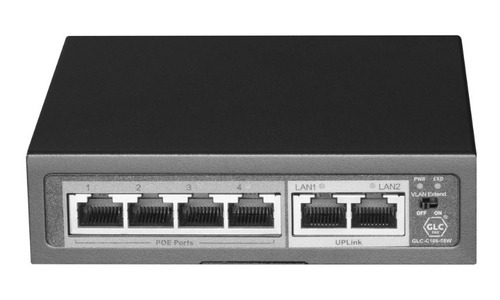 Glc-c106-58 Switch Poe 4-port 10/100+ 2uplink Fast Ethernet 