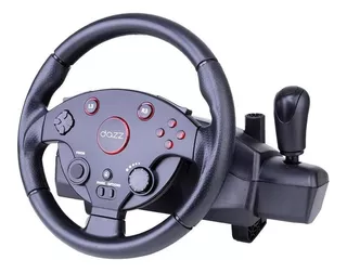 Volante & Pedal Force Driving Xboxone/ps3/ps4/pc Preto Dazz