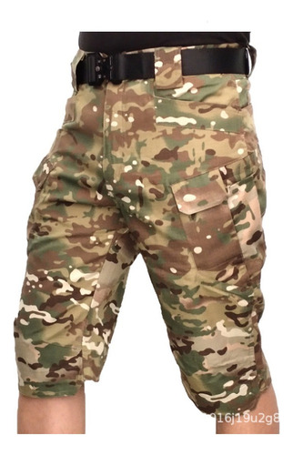 Impermeable Policía Militar Táctica Pantalones Cortos, Ix7