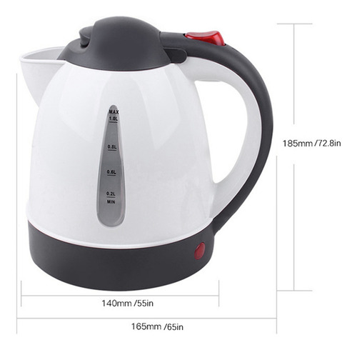 Encendedor Portátil Car Kettle De 1000 Ml, Eléctrico, 24 V,