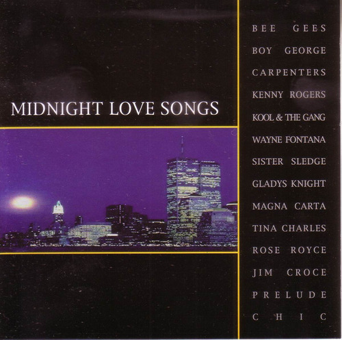 Midnight Love Songs Bee Gees Boy George Carpenters Cd Pvl