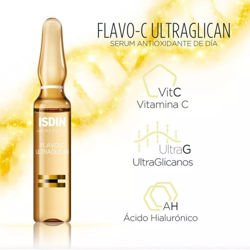 Isdinceutics Flavo-c Ultraglican 30 Ampollas 2ml C/u