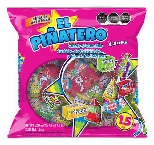 Bolsa De Dulces Piñatera Canel´s Surtida 1.5 Kg Para Fiesta