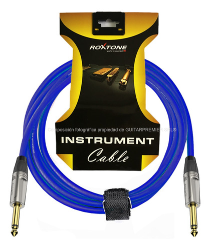 Cable Instrumentos Guitarra Profesional Engomado Colores 3m