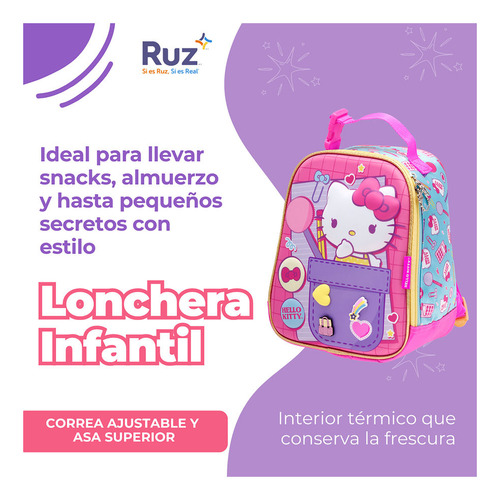 Lonchera Infantil Sanrio Hello Kitty 4 L Rosa