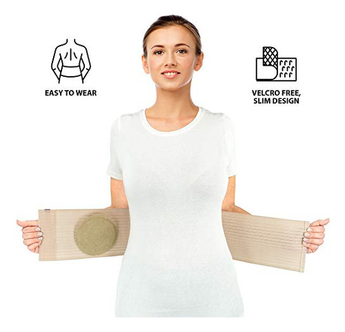 Cinturón De Hernia Umbilical Ortonyx Premium Para Hombres Y