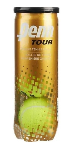 Tubo Penn Tenis 3 Pelotas Pro Atp Gold Premium Profesionales Caucho