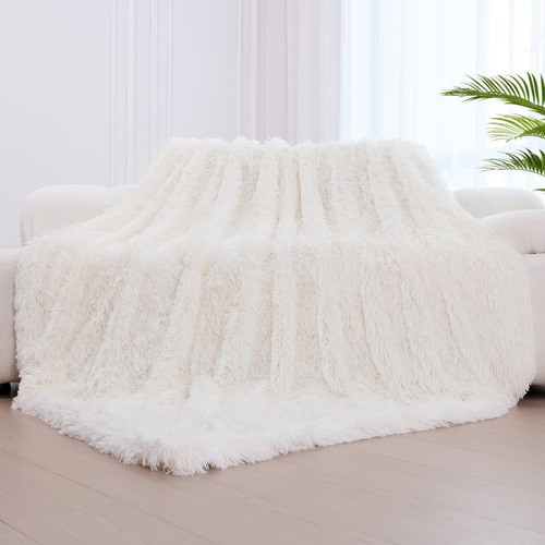 Kankaeu Faux Fur Throw Blanket Tamano De Reina 80  X90 , Man