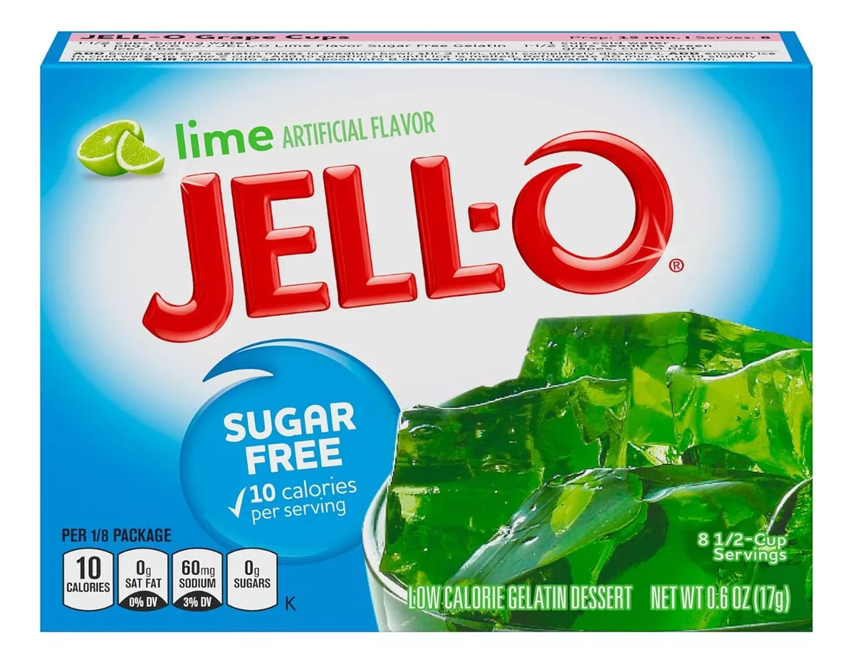 Segunda imagen para búsqueda de gelatina sin azucar