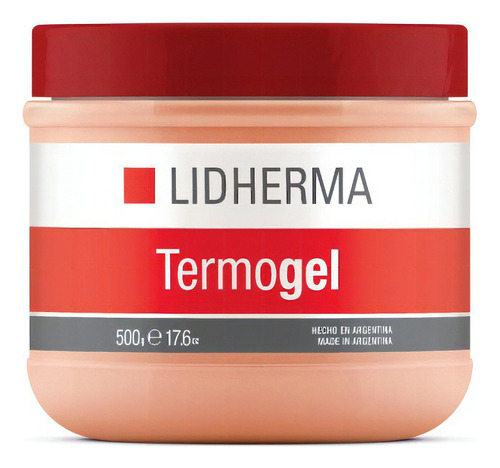 Gel Quemador De Grasa Lidherma Termo Gel Reductor 500gr Tipo De Envase Pote Fragancia Neutro