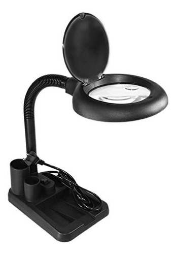 Jollycaper, Led Magnifying Lamp 5x 10x, Magnifier With Light
