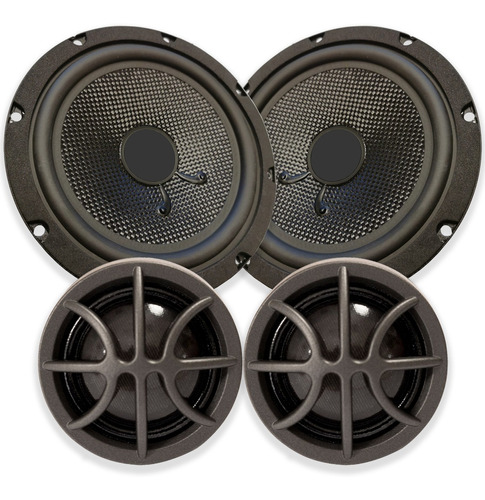 Parlantes Componentes Dls 6,5 Pulgadas Rcs-6.2i 80w Rms 4o