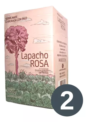 Lapacho Rosa Yerba Mate with Stems Herbal Infusion, 500 g / 17.6 oz