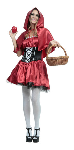 Disfraz Caperucita Roja Mujer Halloween Disfraz Fiesta