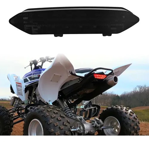 Foco Led Raptor 700 Luz Trasera Led Negra Ahumada Para Yamaha Raptor 700r 700 20 Derecho ...
