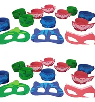Comprar Cotillón Heroes En Pijama Pj Mask Pulseras Goma Eva