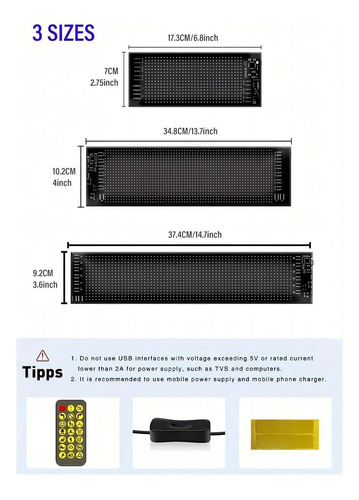 Cartel Led Personalizado Para Auto Diseño De Ojos 35 X 10cm