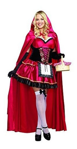 Las Mujeres S Plus Size Little Red Riding Hood Disfraz