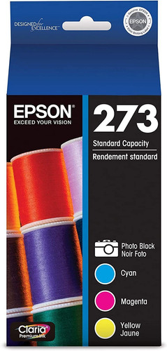 Epson T273 Claria Ink - Paquete Combinado De Fotos De Capac.