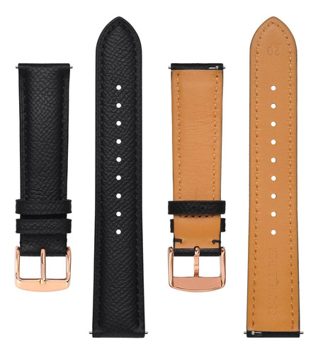 Correas De Reloj De Cuero Con Textura Para Mujeres Y Hombres