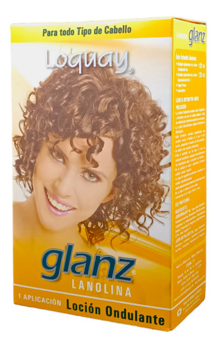 Loción Ondulante Rizos Permanentes Glanz Todo Tipo Loquay