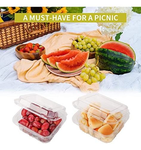 Disposable Transparent Plastic Packaging Box (50 Count)...