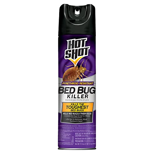 Hot Shot Bed Bug Killer Aerosol, Tratamiento Contra Chinches