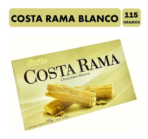 Chocolate Blanco Costa Rama Estuche De 115gr | sin interés