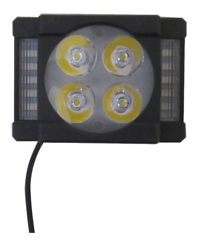 Faro Led Moto Luz Principal Estrobo Fijo Lateral Azul Blanco