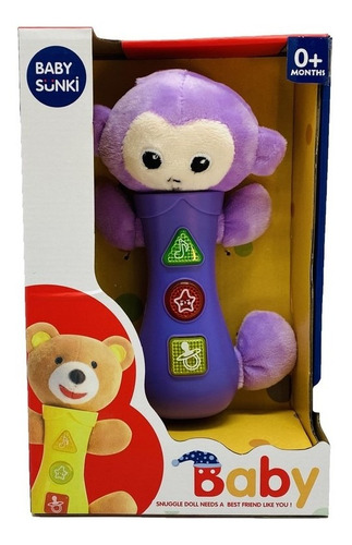 Peluche Soft Con Luz Y Sonido Baby Sunki Tm1 1810 Ttm