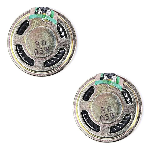 2x Mini Alto Falante Passivo 0.5w 8 Ohms 40mm