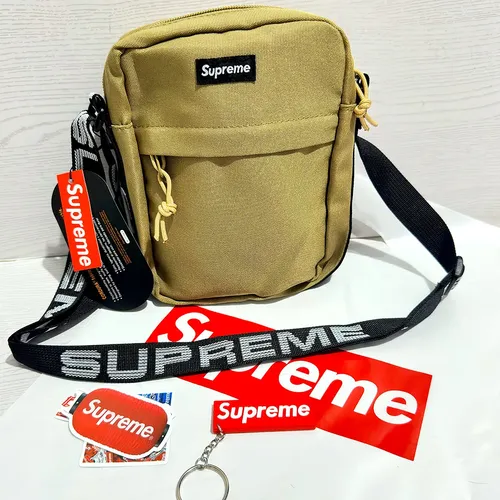 Shoulder Bag Supreme Ss18 Bege Caqui Bolsa Transversal | MercadoLivre