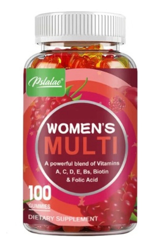 100 Gomitas Multivitamínico Mujer Vit A-c-d-bs + Biotina