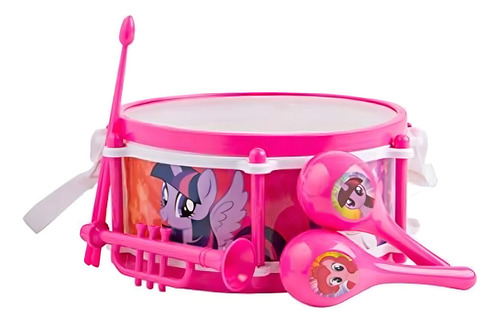Juguete Tambor Paw Patrol Y My Little Pony Color Rosa