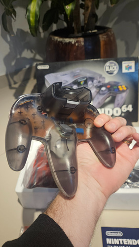Console Nintendo 64 Clear Black N64 Raro Completo (Usado)