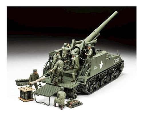 Tamiya Us Autopropulsado 155 Mm M40 Gun 1/35 Kit De Modelo D