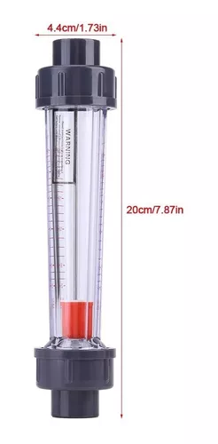Rotametro O Caudalimetro Para Agua 25-250lh En 1/2 ,202mm