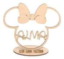 Comprar Centros De Mesa Minie Personalizado C\u002Fnombre Fibrofacil