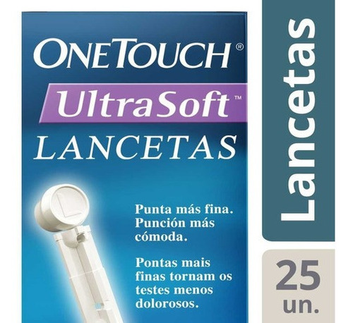 One Touch Ultra Soft Lancetas 25 Unidad